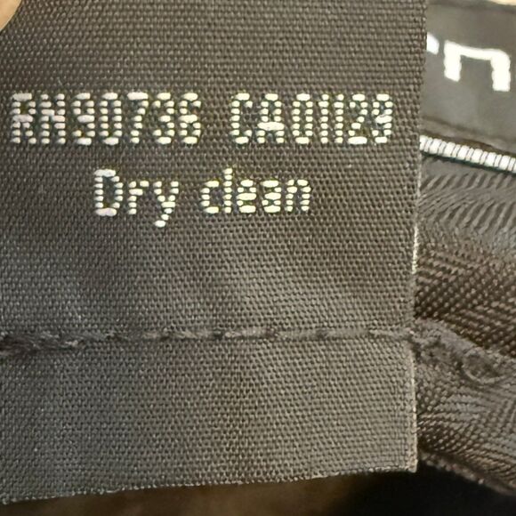 Claiborne Wool Blend Navy Blue Dress Slacks Flat Front Straight Leg Size 38Wx32L - Picture 8 of 8